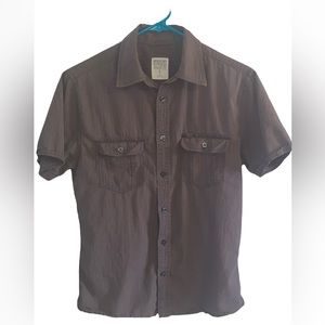 Mossimo Brown Button Down Shirt